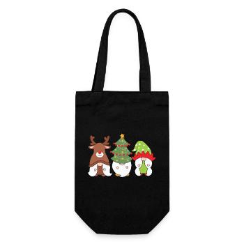 Noël Noël Gnomies - Sac à bouteille - noir - Devant
