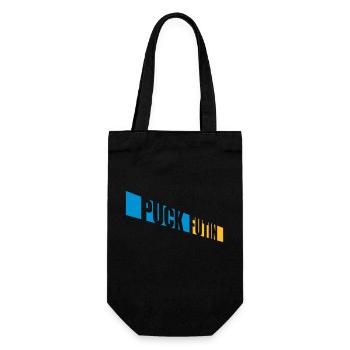 Conception du logo Puck Futin - Sac à bouteille - noir - Devant