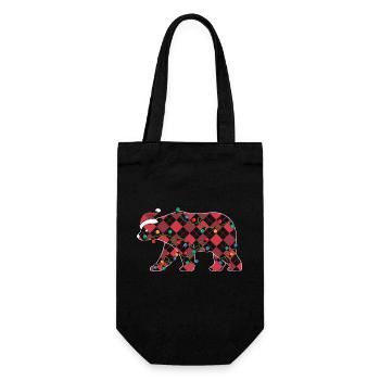 Cadeaux de Noël Noël - Sac à bouteille - noir - Devant