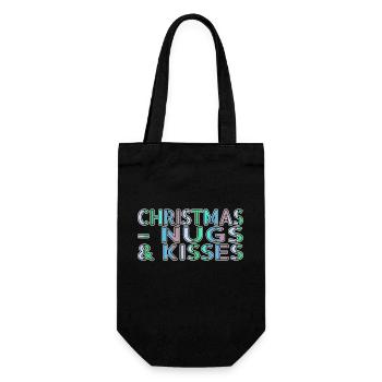 Cute Dork Couples Funny Quote Animal - Gift Bag for Bottles - black - Front
