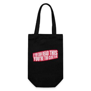 trop près de moi - Sac à bouteille - noir - Devant