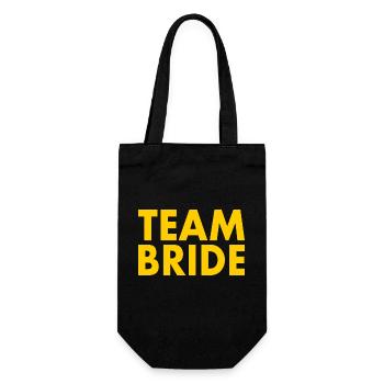 Team bride - Geschenkbeutel für Flaschen - Schwarz - Vorne