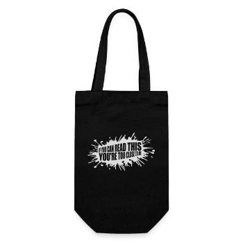 trop près de moi - Sac à bouteille - noir - Devant