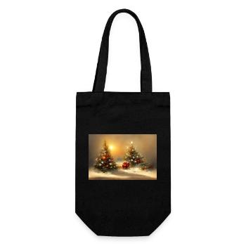 Ambiance de Noël - Sac à bouteille - noir - Devant