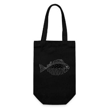 Poisson - Sac à bouteille - noir - Devant