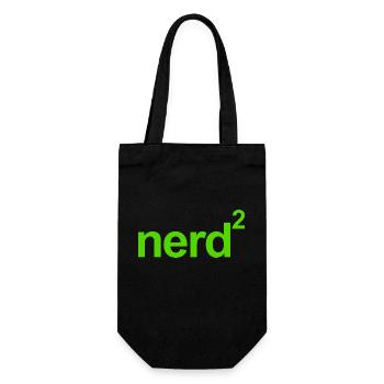 Nerd 2 - Gift Bag for Bottles - black - Front