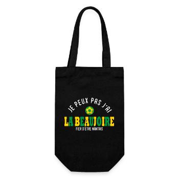 football nantes J peux pas j ai foot nantais - Sac à bouteille - noir - Devant