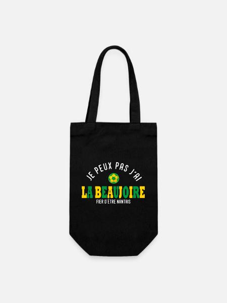football nantes J peux pas j ai foot nantais - Sac à bouteille - noir