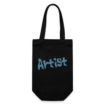Artist - Gift Bag for Bottles - black - Front