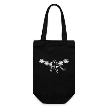 Équipe de hockey sur glace cadeau hockey sur glace sports d’hiver - Sac à bouteille - noir - Devant