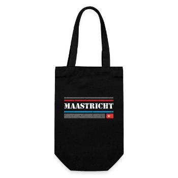 Maastricht Design - VINTAGE - Gift Bag for Bottles - black - Front