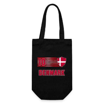 Denmark Football Team - Gift Bag for Bottles - black - Front