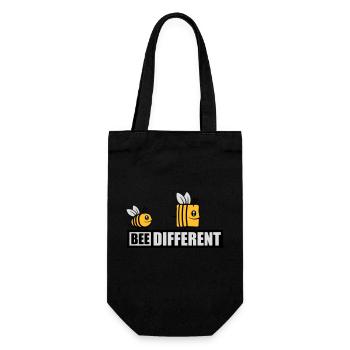 bee citation différente - Sac à bouteille - noir - Devant