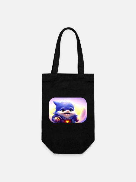 Gnome Wizzard - Geschenkbeutel für Flaschen - Schwarz
