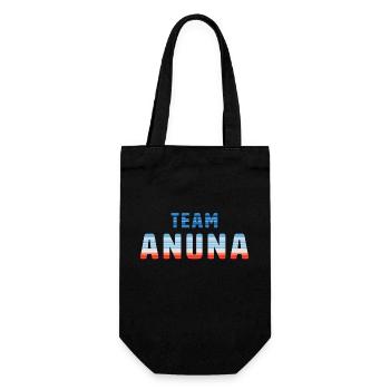 Team Anuna - Geschenkbeutel für Flaschen - Schwarz - Vorne