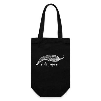 Chili pepper - Gift Bag for Bottles - black - Front