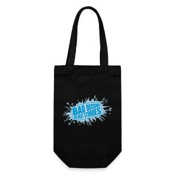 bad decisions great stories - Gift Bag for Bottles - black - Front