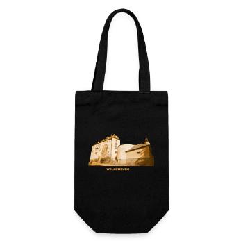 Wolkenburg Limbach-Oberfrohna Castle Saxony - Gift Bag for Bottles - black - Front
