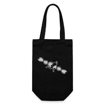Bowling Gift Bowling ball Cone bowling bowling - Gift Bag for Bottles - black - Front