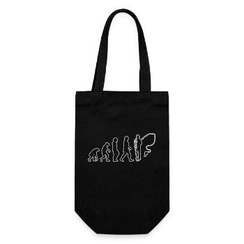 Fishing Fishing Fishing Fishing hooks Fishing Fishing - Gift Bag for Bottles - black - Front