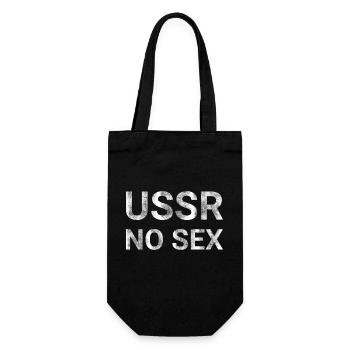 USSR NO SEX Union Soviet Socialist Republics СССР - Gift Bag for Bottles - black - Front