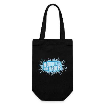 nobody cares work harder - Gift Bag for Bottles - black - Front