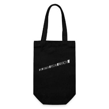 son brother gamer legend - Geschenkbeutel für Flaschen - Schwarz - Vorne