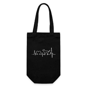 Dog Hund - Gift Bag for Bottles - black - Front
