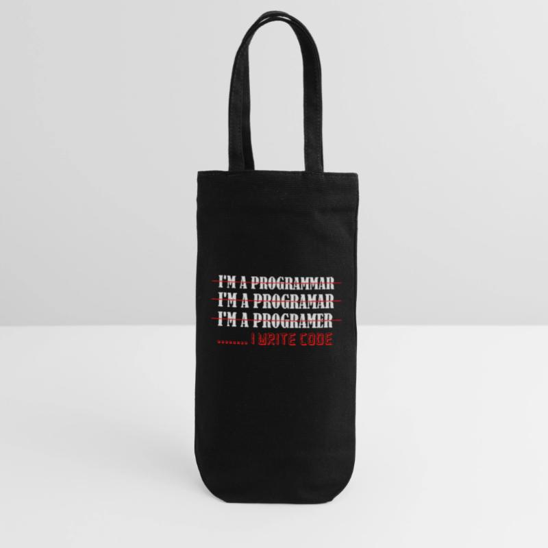 I'm A Programmar ........ I Write Code Software Co Geschenkbeutel für Flaschen