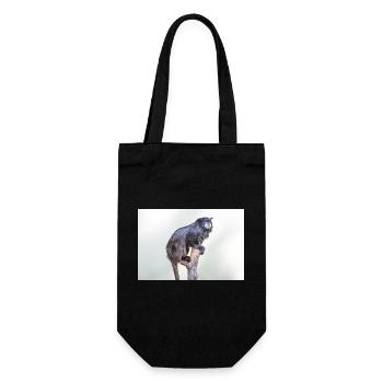 Tamarin à manteau noir Schwarzrückentamarin - Sac à bouteille - noir - Devant