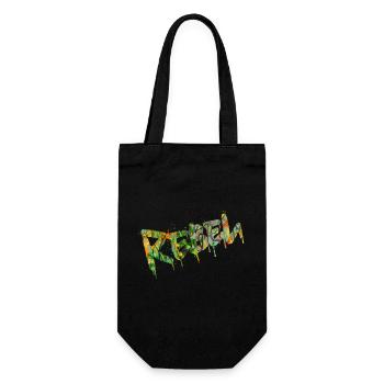 Rebel Rebels Lustige Retro Musik Hip Hop Rocknroll - Geschenkbeutel für Flaschen - Schwarz - Vorne