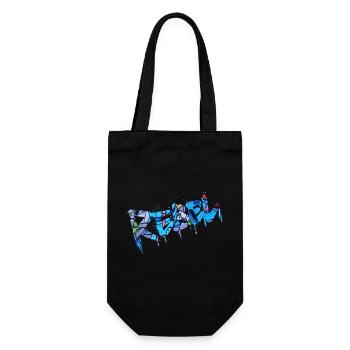 Rebel Rebels Lustige Retro Musik Hip Hop Rocknroll - Geschenkbeutel für Flaschen - Schwarz - Vorne