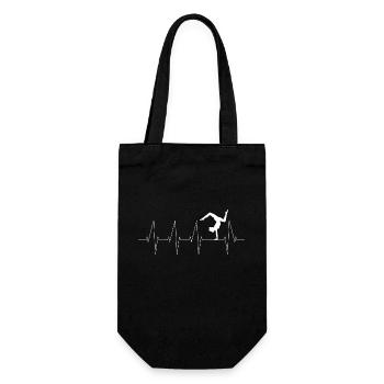 Acrobat Heartbeat Ballet Dancing - Gift Bag for Bottles - black - Front