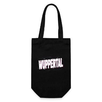Wuppertal Germany City Font Home Love - Gift Bag for Bottles - black - Front
