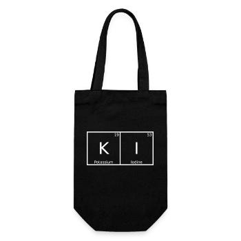 Ki Nom Prénom Chimie Tableau périodique Éléments - Sac à bouteille - noir - Devant