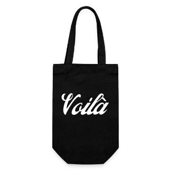 Voilà idee cadeau - Sac à bouteille - noir - Devant