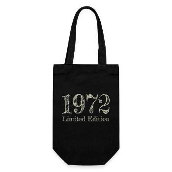 1972 - Geschenkbeutel für Flaschen - Schwarz - Vorne