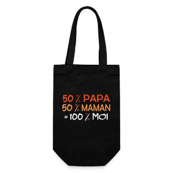 Fête des Mères et fête des pères cadeau bébé ! - Sac à bouteille - noir - Devant