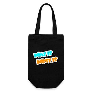 home is where my horse is - Gift Bag for Bottles - black - Front
