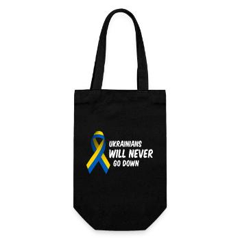 Les Ukrainiens ne descendront jamais ! - Sac à bouteille - noir - Devant