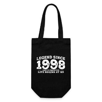Légende depuis 1998 25 Année de Perfection - 25ème - Sac à bouteille - noir - Devant