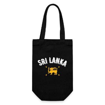 Sri Lanka - Geschenkbeutel für Flaschen - Schwarz - Vorne
