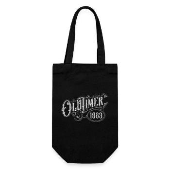 Oldtimer - Geschenkbeutel für Flaschen - Schwarz - Vorne
