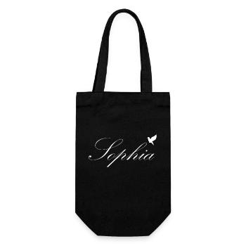 Sophia beau nom Blanc - Sac à bouteille - noir - Devant
