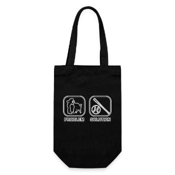 Baseball Gift Baseball Game Baseball Lovers - Gift Bag for Bottles - black - Front
