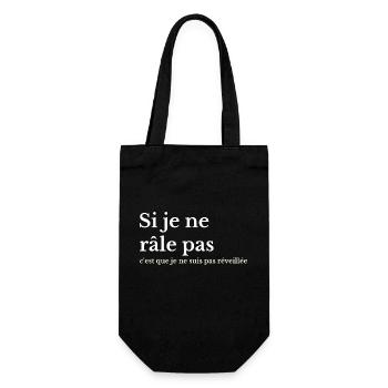 adorable râleuse chiante cadeau drôle femme chiant - Sac à bouteille - noir - Devant