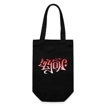 Lyon Grafitti - Gift Bag for Bottles - black - Front
