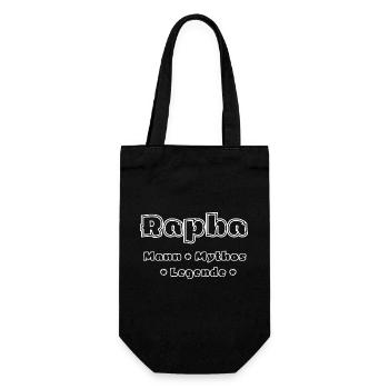 Rapha - Mann, Mythos, Legende - Geschenkbeutel für Flaschen - Schwarz - Vorne