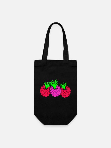 Framboises - Sac à bouteille - noir