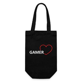 Game Gaming PC - Geschenkbeutel für Flaschen - Schwarz - Vorne